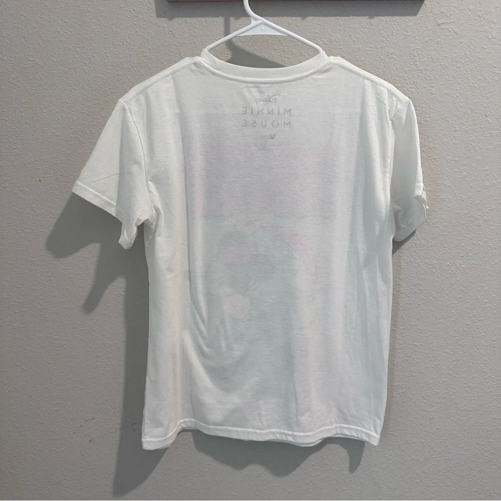 Disney Minnie Mouse White and Pink Tee - Picture 3 of 3